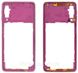 Рамка (корпус) Samsung A750F galaxy A7 (2018), рожева
