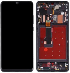 Дисплей Huawei P30 Pro VOG-L09, VOG-L29 TFT з тачскріном і рамкою, чорний