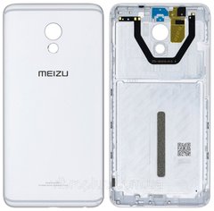 Задняя крышка Meizu Pro 6 Plus, серебристая
