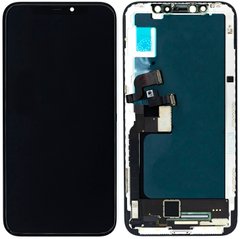 Дисплей (экран) Apple iPhone X (iPhone 10) с тачскрином и рамкой в сборе Original, черный