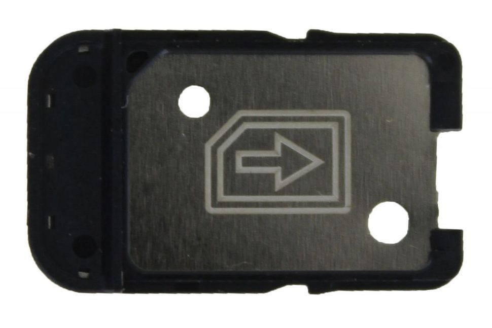 Лоток для Sony F3311 Xperia E5, F3313 держатель (слот) для SIM-карти, чорний