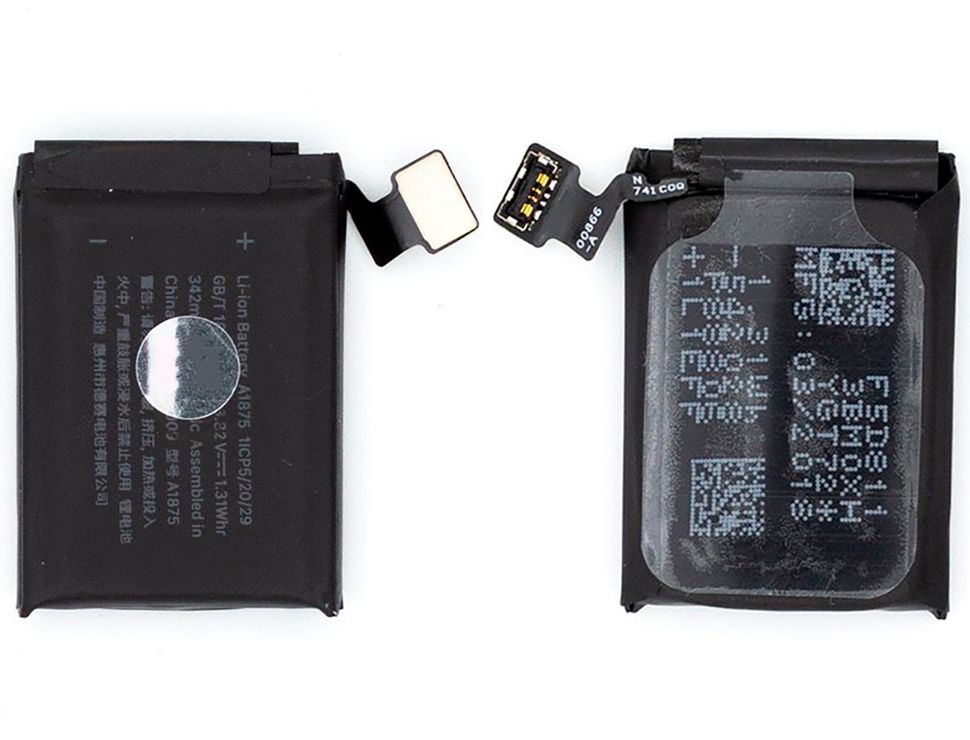 Батарея A1875 аккумулятор для Apple Watch Series 3, 42mm GPS