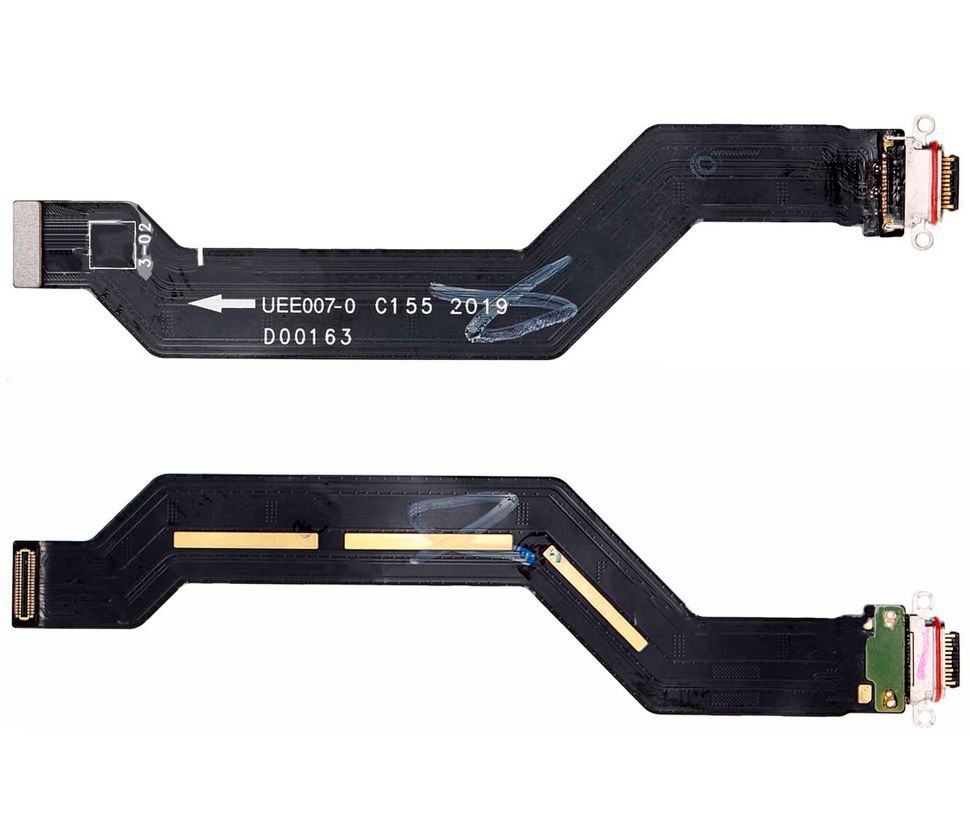 Шлейф OnePlus 8 Pro, OnePlus 8T Pro IN2023, IN2020, IN2021, IN2025 с разъемом зарядки USB Type-C