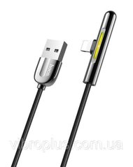 USB-кабель Hoco U65 Colorful Magic Lightning, чорний