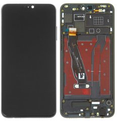 Дисплей Huawei Honor 8X, Honor 9X Lite с тачскрином и рамкой, черный