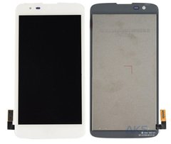 Дисплей (экран) LG K330 K7 LTE, LS675 Tribute 5, MS330 с тачскрином в сборе, белый