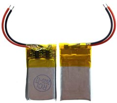 Универсальная аккумуляторная батарея (АКБ) 2pin, 3.0 X 11 X 15 мм (301115, 031115), 70 mAh