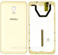 Задняя крышка Meizu Pro 6 Plus, золотистая