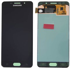 Дисплей (екран) Samsung A500F, A500FU, A500H, A500M Galaxy A5 Duos (2015) AMOLED з тачскріном в зборі ORIG, чорний