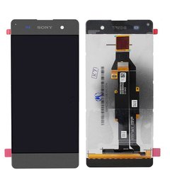 Дисплей (екран) Sony F3111 Xperia XA, F3112, F3113, F3115, F3116 з тачскріном в зборі ORIG, сірий (чорний)