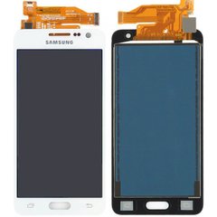 Дисплей (экран) Samsung A300F Galaxy A3, A300FU, A300H OLED с тачскрином в сборе, белый