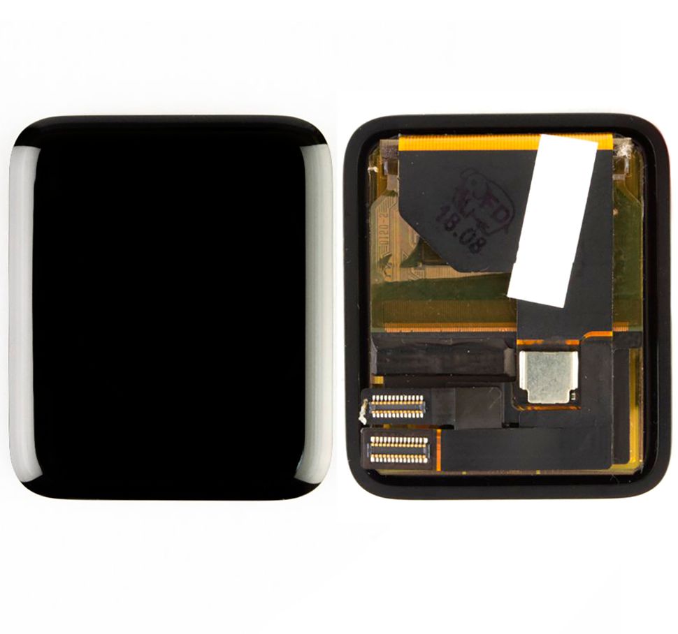 Дисплей (экран) для смарт часов Apple Watch Series 1 38mm с тачскрином в сборе, черный