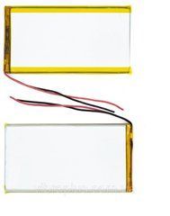 Універсальна акумуляторна батарея (АКБ) 2pin, 7.5 x 65 x 121 мм (7565121), 8000 mAh