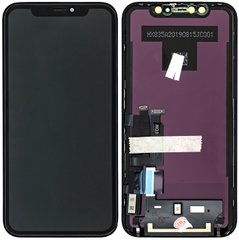 Дисплей (екран) Apple iPhone XR з тачскріном і рамкою в зборі (In-Cell), чорний