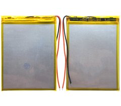 Универсальная аккумуляторная батарея (АКБ) 2pin, 3.5 X 60 X 85 мм (356085, 856085), 2800 mAh