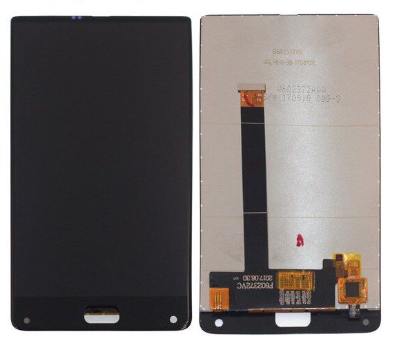 Дисплей (экран) Elephone S8 с тачскрином в сборе, черный