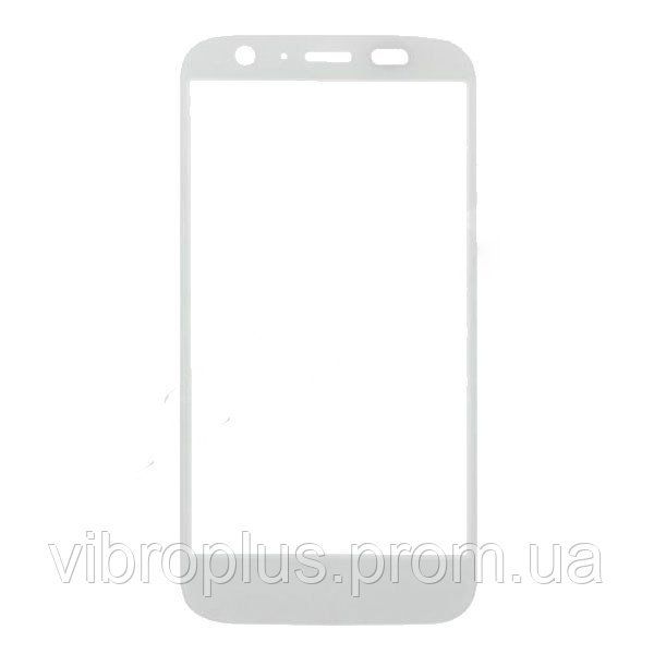 Скло екрану (Glass) Motorola XT1033 Moto G, XT1031, XT1032, білий