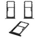 Лоток для Huawei Nova Lite (2017), Y6 Pro 2017 SLA-L22, P9 Lite mini, Enjoy 7 держатель SIM-карты и карты памяти, черный