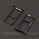 Лоток для Meizu M5C, тримач для SIM-карт і карти пам'яті, чорний