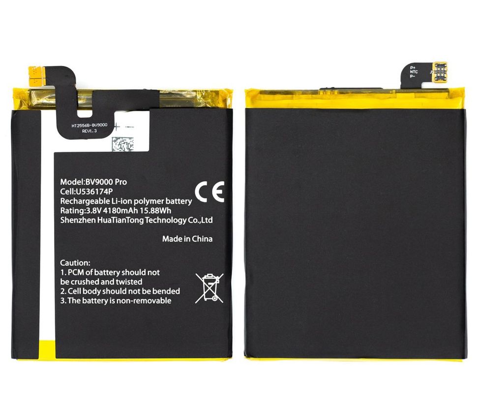 Акумуляторна батарея (АКБ) Blackview U536174P для BV9000 Pro (77.15x60.1x4.25mm), 4180 mAh