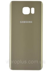 Задня кришка Samsung N920 Galaxy Note 5, золотиста