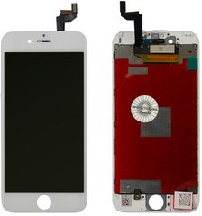 Дисплей (екран) Apple iPhone 6s з тачскріном і рамкою в комплекті (On-Cell), білий