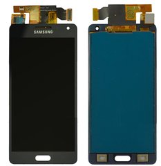 Дисплей (экран) Samsung A500F Galaxy A5, A500FU, A500M, A500H (2015) OLED с тачскрином в сборе, черный