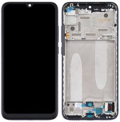 Дисплей Xiaomi Mi A3 M1906F9SH, M1906F9SI, Mi CC9e OLED з тачскріном і рамкою, чорний