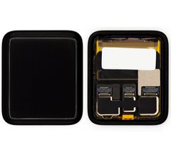 Дисплей (экран) для смарт часов Apple Watch Series 2 38mm с тачскрином в сборе, черный