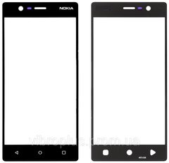 Стекло экрана (Glass) Nokia 3 Dual Sim (TA-1032), черный