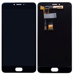 Дисплей (экран) Meizu M3 Note (M681, M681Q, M681C, M681H) с тачскрином в сборе, черный