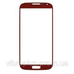 Стекло (Lens) Samsung i9500 Galaxy S4 red h/c