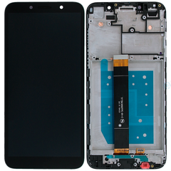 Дисплей Motorola XT2029 Moto E6 Play XT2029-1 с тачскрином и рамкой, черный