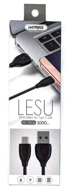 USB-кабель Remax RC-050a Type-C, чорний