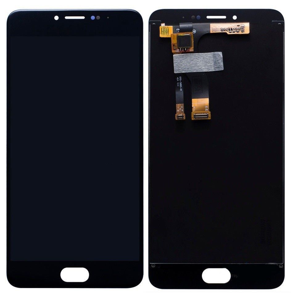 Дисплей (екран) Meizu M3 Note (M681, M681Q, M681C, M681H) з тачскріном в зборі, чорний