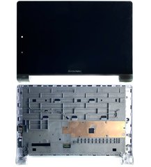 Дисплей (экран) 10.1” Lenovo Yoga Tablet 10 HD Plus B8080 (1920х1200) с тачскрином и рамкой в сборе, черный