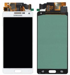 Дисплей (екран) Samsung A500F Galaxy A5, A500FU, A500M, A500H (2015) OLED з тачскріном в зборі, білий