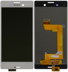 Дисплей (екран) Sony E2303 Xperia M4 Aqua LTE, E2306, E2312, E2333, E2353, E2363 з тачскріном в зборі ORIG, білий
