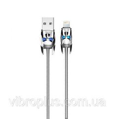 USB-кабель Hoco U30 Lightning, сріблястий