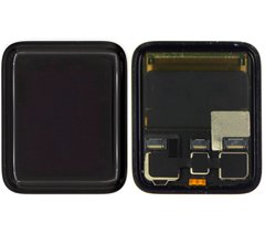 Дисплей (экран) для смарт часов Apple Watch Series 2 42mm с тачскрином в сборе, черный