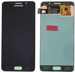 Дисплей (екран) Samsung A710F Galaxy A7 (2016) A7100, A710Y, A710M, AMOLED з тачскріном в зборі ORIG, чорний
