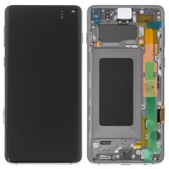 Дисплей Samsung G973 Galaxy S10 AMOLED з тачскріном і рамкою ORIG