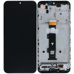 Дисплей Motorola XT2127 Moto G10, XT2127-2 з тачскріном і рамкою, чорний
