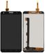 Дисплей (экран) Huawei Honor 3X (G750-U10), с тачскрином в сборе, черный