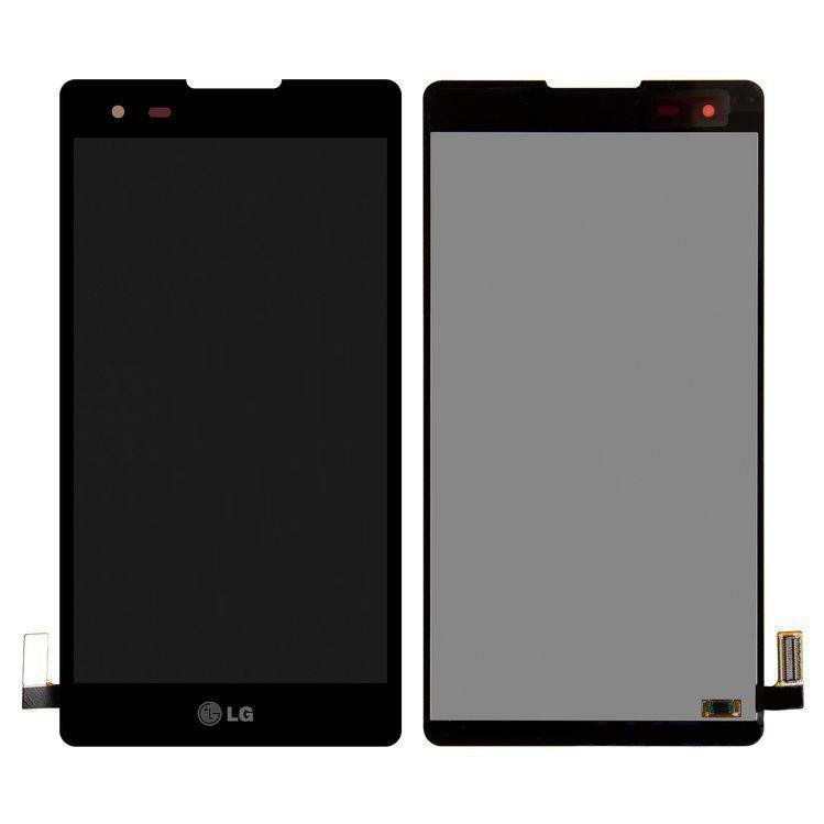 Дисплей (екран) LG K200 X Style, K200DS з тачскріном в зборі, чорний