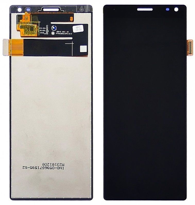 Дисплей (екран) Sony Xperia 10 I3123, I3113, I4113, I4193 з тачскріном в зборі ORIG, чорний