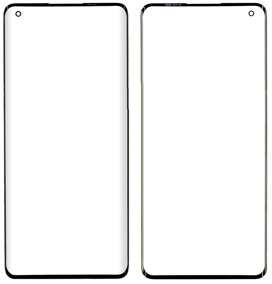 Скло екрану (Glass) OnePlus 8 Pro (IN2023, IN2020, IN2021, IN2025) Original, чорний
