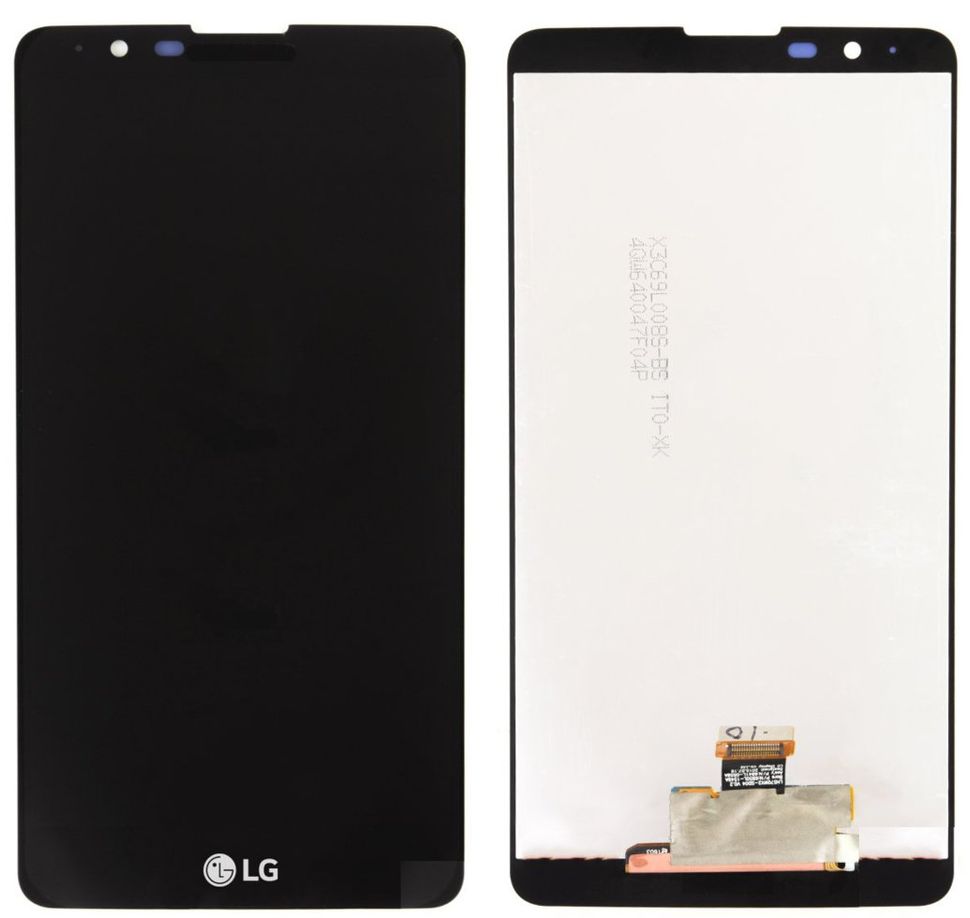 Дисплей (экран) LG K520 Stylus 2, LS775, K520DY, K540 с тачскрином в сборе, черный