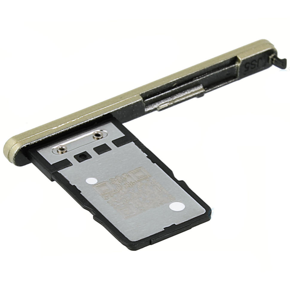 Лоток для Sony H4311 Xperia L2, H4331 держатель (слот) для SIM-карти, золотистий