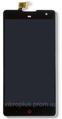 Дисплей (экран) ZTE Nubia Z7 Max NX505J с тачскрином в сборе, черный